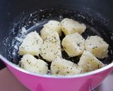 バジルチーズ風味 ♥粉ふきいも♥作り方4写真