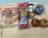 サバ缶とトマトのチーズ焼き作り方1写真