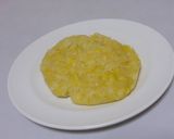 1歳離乳食☆レンジで1分コーン蒸しパン作り方4写真
