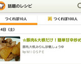 ☆豚肉&大根だけ！簡単甘辛炒め☆作り方5写真
