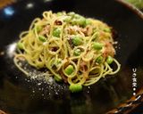 枝豆のペペロンチーノスパゲティ作り方8写真