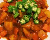 夏にもピッタリ！チキントマトカレー作り方10写真