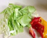 キャベツのクリームパスタ作り方1写真