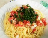 美肌を目指せ！夏野菜の冷製パスタ作り方8写真