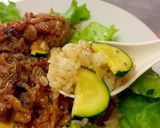 コンソメ・めんつゆで焼肉ガーリックピラフ作り方10写真