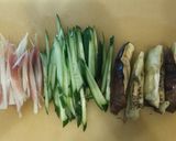 暑い日のランチに！ごまだしサラダうどん作り方1写真