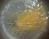 フライパンで★青梗菜のバタースープパスタ作り方1写真