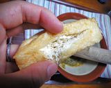 美味しい揚げで♪お揚げの山椒味噌焼き作り方3写真