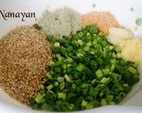 無塩料理☆高野豆腐の胡麻ねぎ薬味ダレ漬け作り方2写真