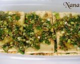 無塩料理☆高野豆腐の胡麻ねぎ薬味ダレ漬け作り方4写真
