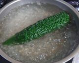 くにしゃんのソーセージinゴーヤ♪作り方2写真