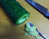 くにしゃんのソーセージinゴーヤ♪作り方3写真