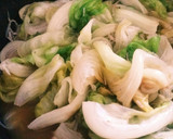 *まるごとレタスのオイスターソース炒め*作り方5写真