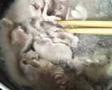 豚肉とオクラのネバッっとめんつゆサラダ風作り方3写真