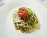 アボカドと生ハムの冷製パスタ作り方8写真
