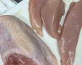 鶏胸肉と夏野菜の塩炒め作り方1写真