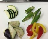 鶏胸肉と夏野菜の塩炒め作り方3写真
