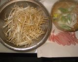もやしとハムのオイマヨ炒め作り方1写真