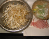 もやしとハムのオイマヨ炒め作り方1写真