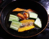 素揚げ野菜と鶏唐揚げのトマトソース添え作り方5写真