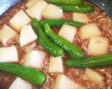 大根とししとうのとろ〜り挽肉あん。作り方7写真