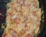 トマトとチーズのスクランブルエッグ作り方3写真