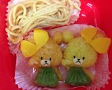ルルロロ♡ぴっ！けーれー！キャラ弁作り方2写真