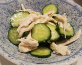 胡瓜とささみの塩麹和え作り方4写真