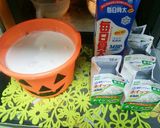 びっくり!!(゜ロ゜ノ)ノバケツ杏仁豆腐作り方4写真