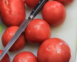 完熟トマトでミートソース作り方8写真