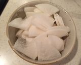 激うま★大根と鶏肉のガリバタポン炒め作り方1写真