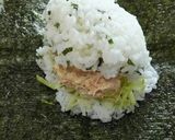 ツナとチクワのおにぎらず作り方5写真