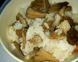 舞茸と油揚げの炊き込みごはん風作り方5写真