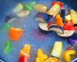 彩り夏野菜のアーリオオーリオ作り方4写真