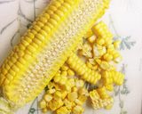 とうもろこし＆バジルごはん作り方1写真