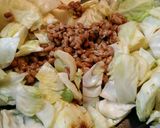 納豆キャベツの卵とじ?作り方3写真