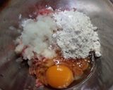 簡単！手抜き手作り肉団子のケチャップあえ作り方1写真