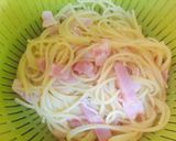 10分で完成トマトとベーコンの冷製パスタ作り方1写真