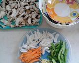 ピリ辛な茄子きのこスペシャル丼作り方1写真