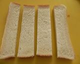 バニラと黒みつのスティックオープンサンド作り方1写真