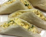 卵のサンドイッチ(パセリ風味)作り方9写真