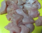 とり胸肉の赤ワイン煮込み ♪ 圧力鍋使用作り方1写真