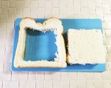 くりぬき食パンでハムチーズエッグトースト作り方1写真