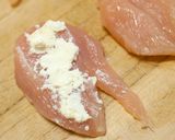 焼きヨーグルトを挟んだ鶏のささみフライ作り方1写真