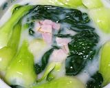 猿も作れる簡単中華　チンゲン菜クリーム煮作り方9写真