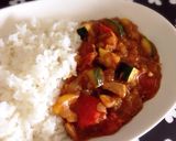 シーチキンと夏野菜のカレー作り方8写真