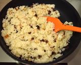 竹輪としば漬けのガーリック炒飯♪作り方4写真