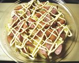 じゃがウインナーのマヨチーズ焼き作り方2写真