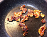 簡単おつまみ 鶏皮の甘辛ゴマまぶし作り方2写真