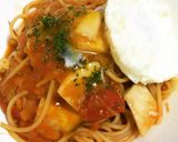 調味料少なめ！トマトパスタ作り方4写真